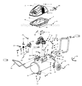 Part Location Diagram of AR052400CG Campbell Hausfeld Tank